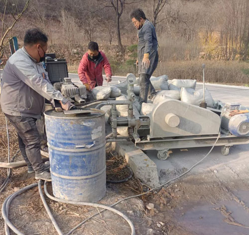 百色路面下沉注浆